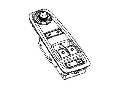 Ram 1ZP75JXWAD SWITCH AND BEZEL Front Door