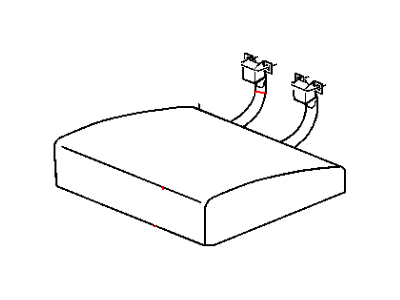 Mopar 1BJ981J3AA Cushion Rear Seat Right