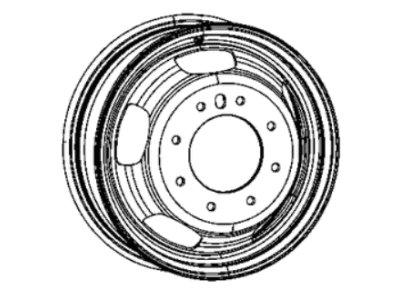 Mopar 4755301AB Wheel Steel Spare