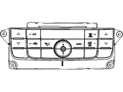 Jeep 68111110AP CONTROL A/C And Heater