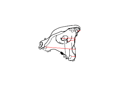 Dodge 52121516AA ARM Lower Control Front