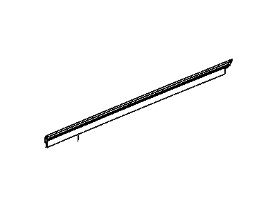 Mopar 55396695AC Weatherstrip, Front Door