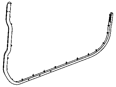 Jeep 55396710AF SEAL Front Door