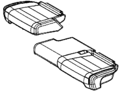 Mopar 5PJ28HL1AC Cover Rear Seat Cushion