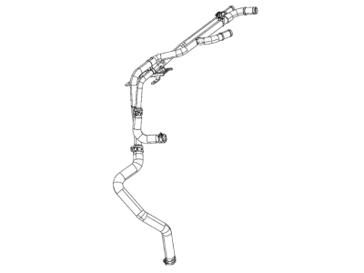 Jeep 68280785AD Heater Hose