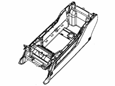 Ram Center Console Base - 6SQ33HL1AC