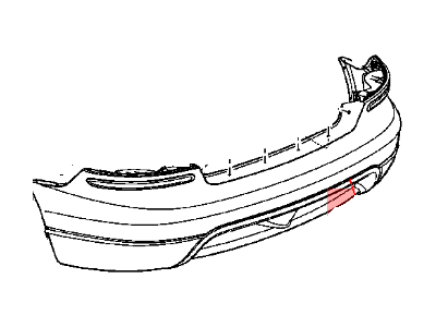 Mopar 1CR60TZZAD Fascia Rear Primed