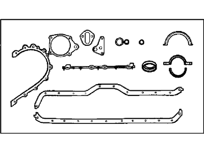 Jeep 5017432AC Overhaul Gasket Set
