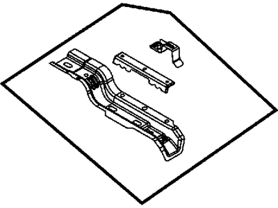 Dodge 55372356AA CROSSMEMBER Front Seat Retention