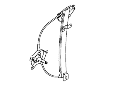 Dodge Colt Window Regulator - MB827378