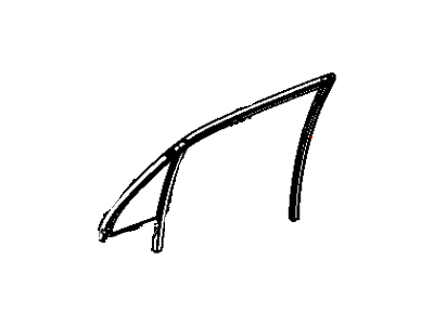 Chrysler 68039968AD WEATHERSTRIP Door Glass Run with Glass Rear Door