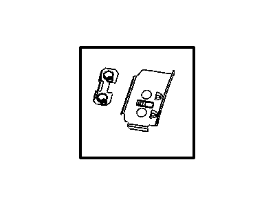 Dodge 5065556AC RETAINER Door Striker