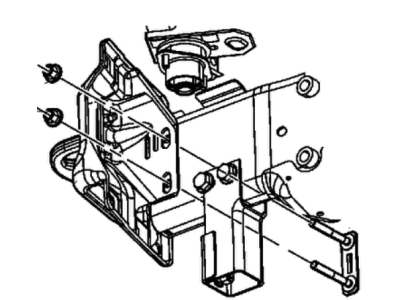 Mopar 68196254AA Bracket Bumper