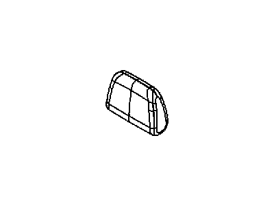 Dodge 1UP091D3AA HEADREST Second Row