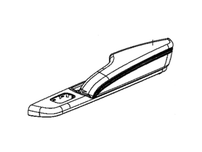 Chrysler 1VY70LA3AB ARMREST Rear Door Trim