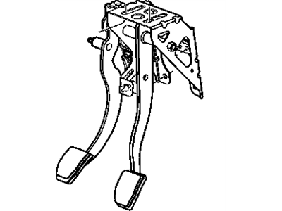 Chrysler 4668773AC PEDAL Brake