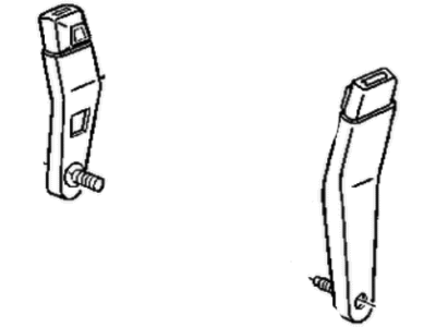 Mopar 5CR95RAZ Belt, Buckle Half, Inboard, Except Europe, Inner 5CR95RAZ Mopar Belt, Buckle Half, Inboard, Except Europe, Inner Illustration 1 of 1