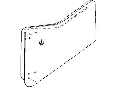55174847AE Mopar Door Front Illustration 1 of 1