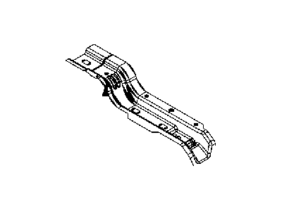 Mopar 55372358AA Crossmember Front Seat Retention Mopar 55372358AA Crossmember Front Seat Retention