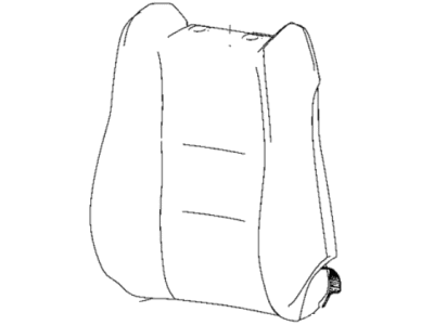 Mopar 6RT00DX9AA Cover Front Seat Back