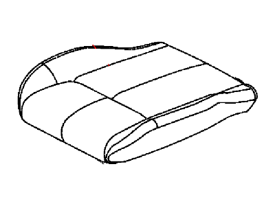 Jeep 5XT82DX9AA COVER Front Seat Cushion
