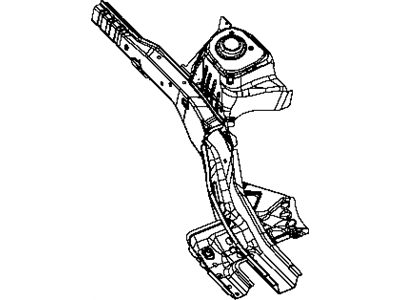 Dodge 68105063AA RAIL Frame Front