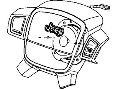 Jeep 5JJ281D1AD AIR BAG Driver
