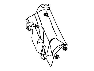Mopar 4673701AA Shield Heat 4673701AA Mopar Shield Heat Illustration 1 of 1