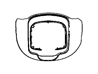 Mopar 1TN97DX9AA Gap Hider Steering Column Shroud