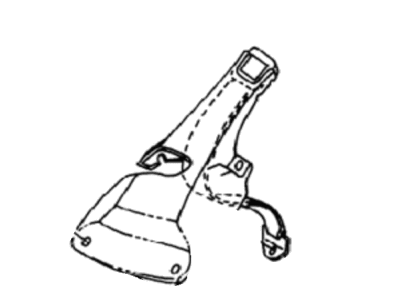 Dodge B350 Seat Belt - L837EX9