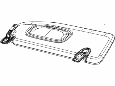 Jeep 1UB78DX9AK VISOR