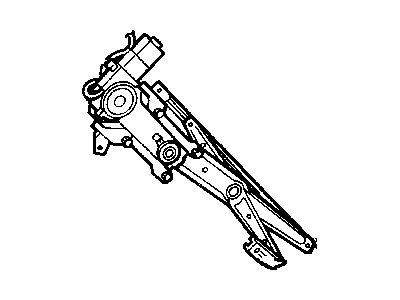 Mopar 4724282AG Regulator Front Door Window With Motor And Spring 4724282AG Mopar Regulator Front Door Window With Motor And Spring Illustration 1 of 1