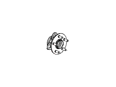 Chrysler 4721354AA HUB AND BEARING Brake