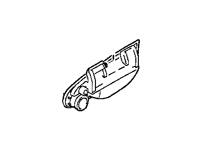 Chrysler MR712044 HANDLE, Front Door Outside, Left (Paint as Required)