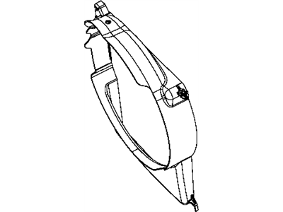 Chrysler 52028998AD SHROUD SHROUD-RADIATOR