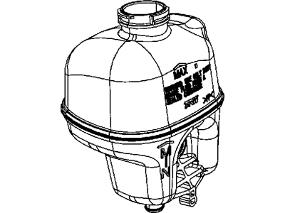 Jeep 4560184AA RESERVOIR Brake Master Cylinder