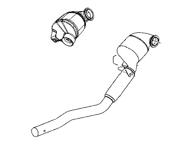 Jeep 68029398AD CONVERTER Catalytic