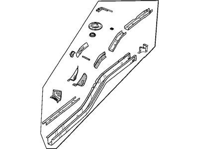 Mopar 5080850AB Sill Rear Mopar 5080850AB Sill Rear