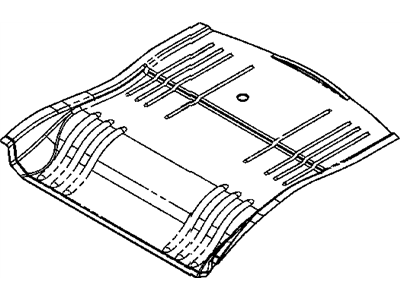 Chrysler 5054180AA PAN Rear Floor