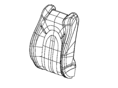 Chrysler 7BC85LA3AA COVER Front Seat Back