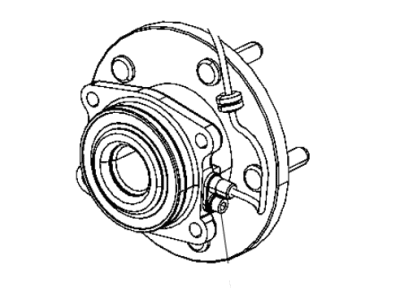 Jeep 68003280AA BOLT ABS Sensor