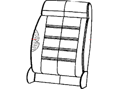 Jeep 5PF23YSAAA COVER Front Seat Back