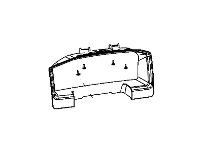 Ram 5MW05TX7AA BEZEL Instrument Cluster