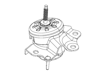 Jeep 68284621AC ISOLATOR Engine Mount Left Side
