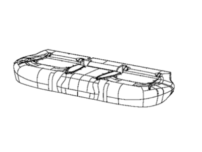 Mopar 68284363AA Foam Seat Cushion Rear 68284363AA Mopar Foam Seat Cushion Rear Illustration 1 of 1