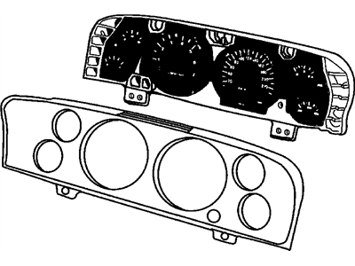 Dodge 5172852AE CLUSTER Instrument Panel