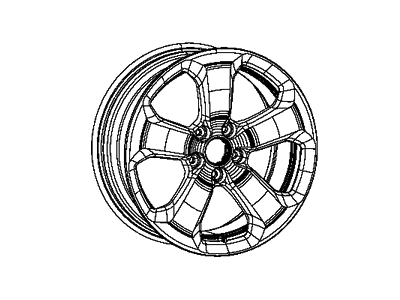 Mopar 5VN87XZAAA Wheel Aluminum