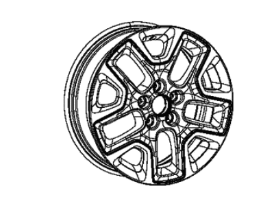 Jeep 5VC29MA7AA WHEEL Aluminum