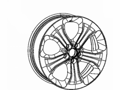 Jeep 5VC27DX8AA WHEEL Aluminum