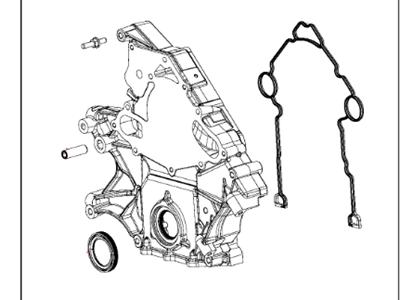 Mopar 53022195AG Cover Timing Case